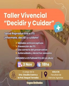 Taller Vivencial Decidir y Cuidar